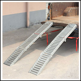 バン/トレーラー 440ctns 98x24x11CM のための上塗を施してある鋼鉄折る傾斜路 1000LBS を亜鉛でメッキして下さい