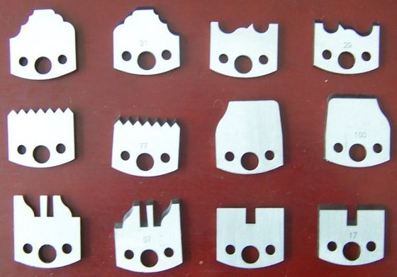 可変性のナイフの形削り盤のカッター ヘッドのためのナイフの側面図を描いて下さい